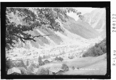 Partenen 1030 m im Montafon