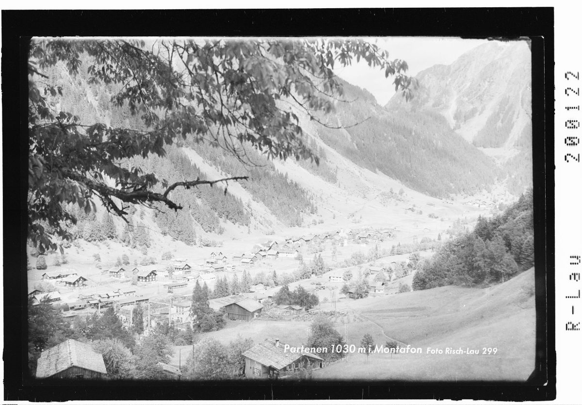 Partenen 1030 m im Montafon