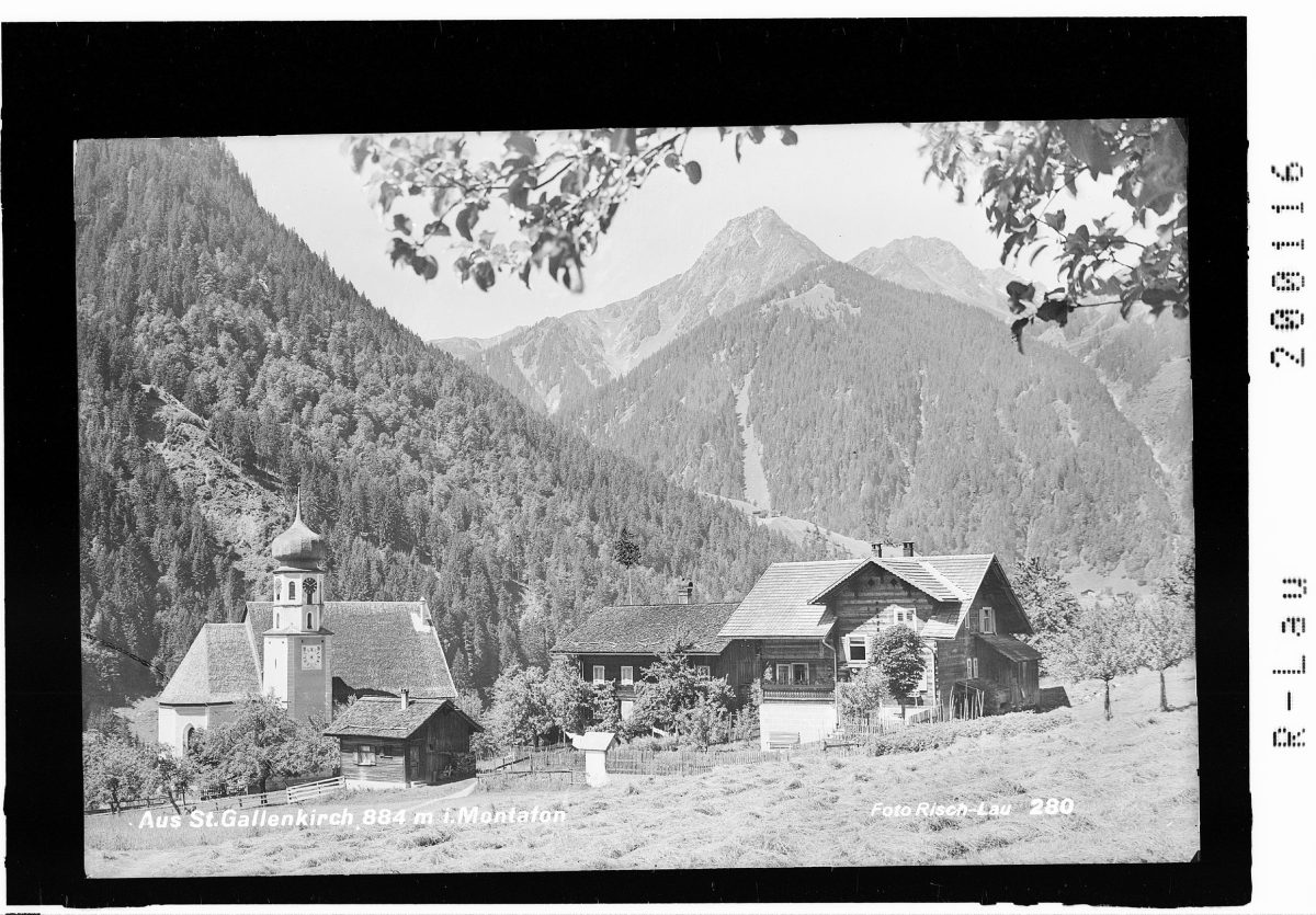 Aus St.Gallenkirch 884 m im Montafon