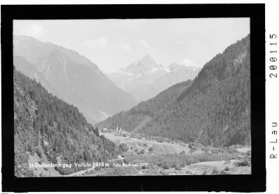 St.Gallenkirch gegen Vallüla 2815 m