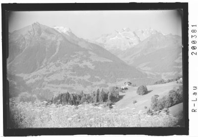 Gasthaus Fernblick in Bartholomäberg mit Blick in den Rhätikon