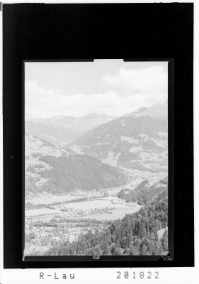 Blick auf Rodundwerk / Kaltenbrunnen und Schruns: Blick auf Rodund bei Vandans im Montafon gegen Schruns und Silbertal mit Glatingrat
