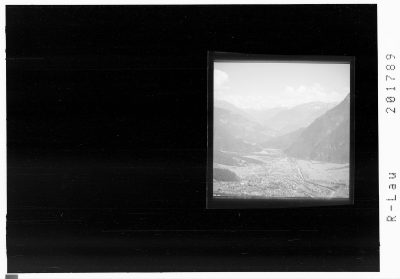 Bludenz / Vorarlberg: Bludenz mit Blick in's Montafon